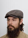 Кепка LIERYS арт. 6382503 DRIVER CAP SILK/COTTON (коричневый)